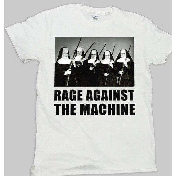 Gildan Other - Ratm Rage Against The Machine Nuns With Guns Unisex Tshirt